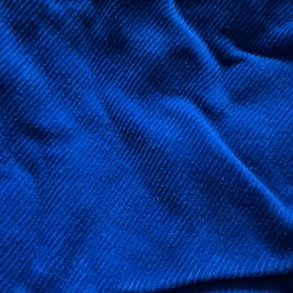 Oshkosh B’gosh blue corduroy overalls plaid flannel lined 12mo. - Picture 6 of 6